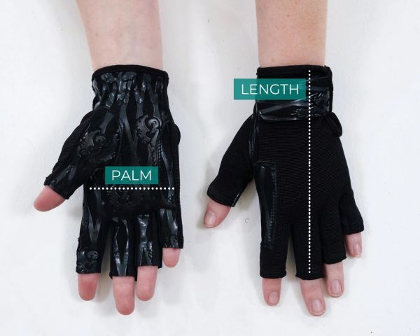 Poledance Handschuhe mit Netz-Silikonbeschichtung